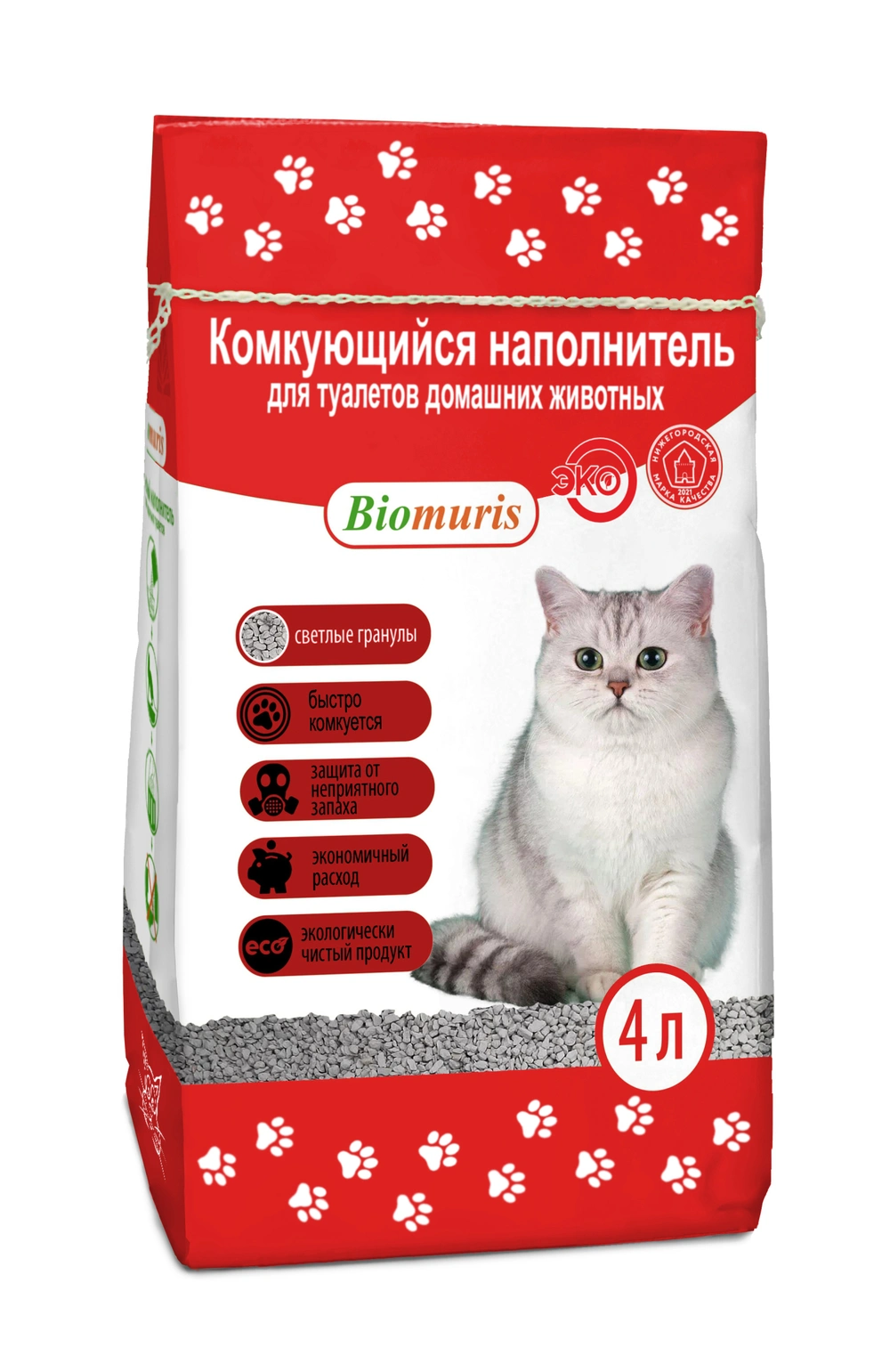 Комкующийся наполнитель